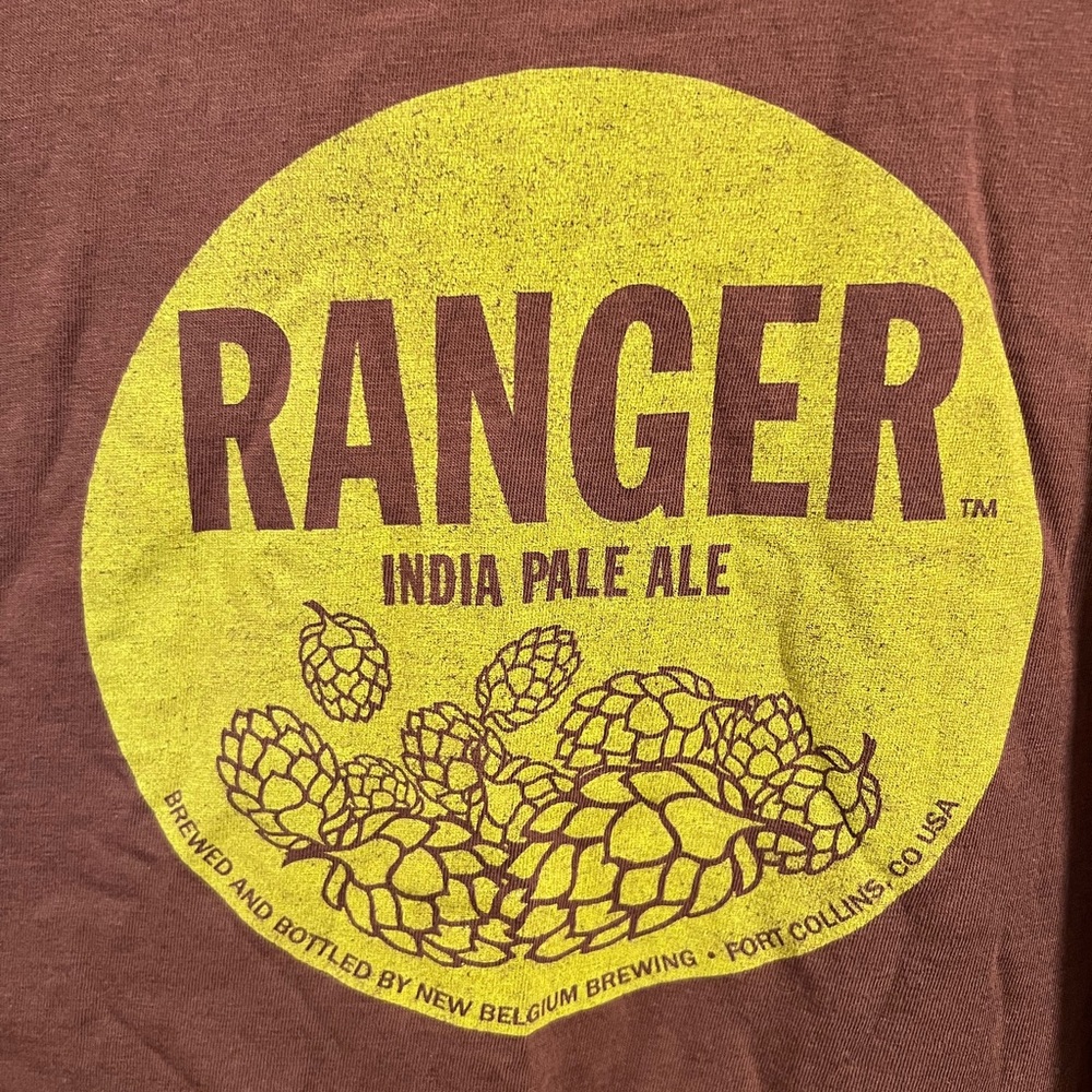 Ranger India Pale Ale Brown T-Shirt - New Belgium Brewing